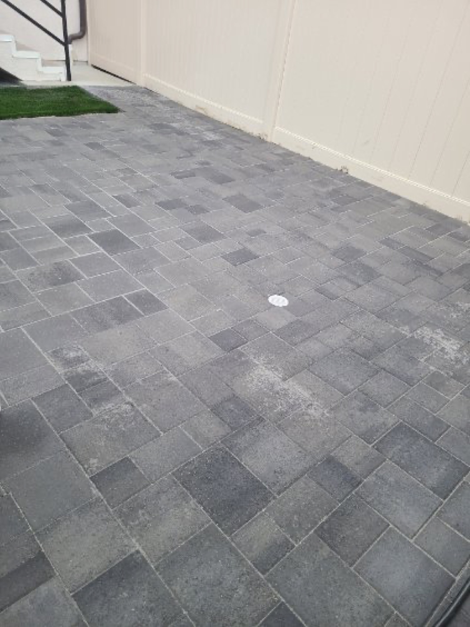 Custom paver patio detail — Iniguez Landscaping